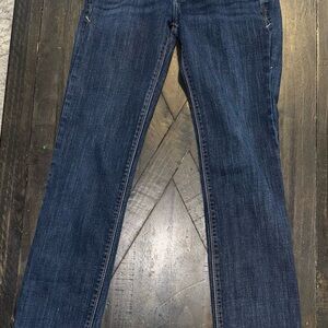 Express Dark Blue Women's Straight Leg Jeans